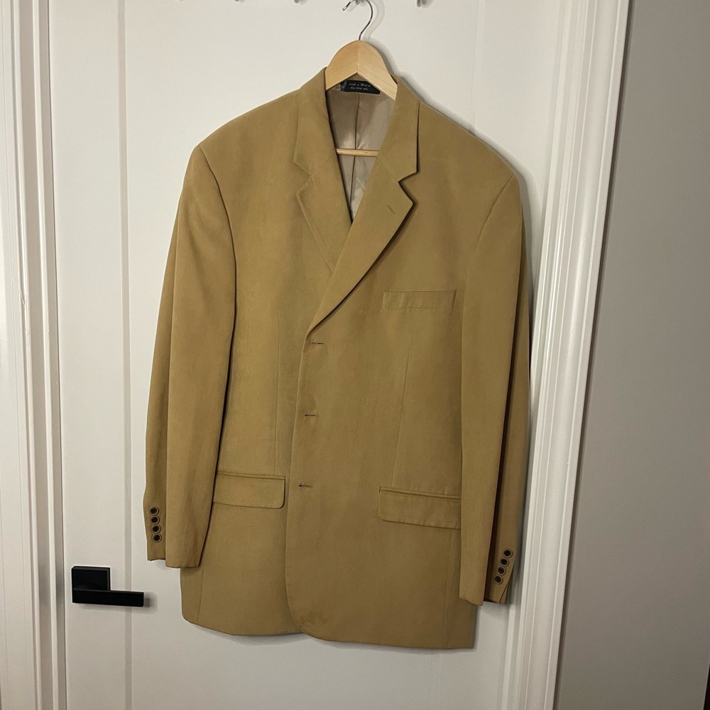 Alfani faux suede sport coat